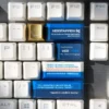 Max Verstappen F1 Champion PBT keycaps on mechanical keyboard