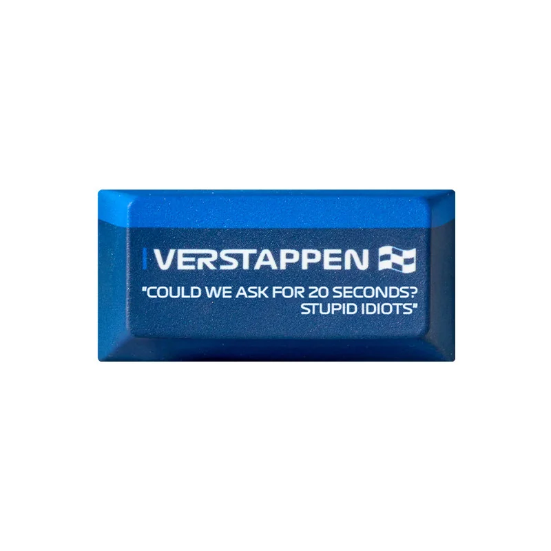 Full set of Max Verstappen F1 keycaps for keyboard enthusiasts