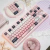 Side view of MOA keycap profile highlighting uniform height