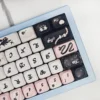 Sweetheart Black Cat keycaps showcasing MOA profile