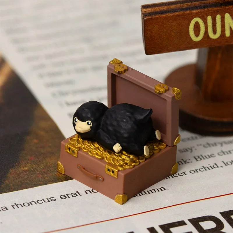 Side view of the resin Niffler keycap, demonstrating its Cherry profile compatibility