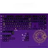 Full 134-key Night Sky keycap set layout