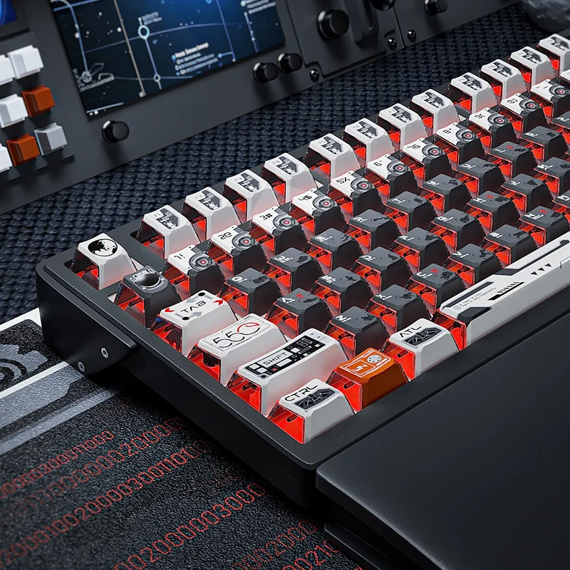 Full view of the 146-key Observer PBT Keycap Set laid out, displaying all included keys and their Cherry profile.