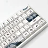 Ergonomic OEM profile of Divine Realm keycaps on a gaming keyboard.