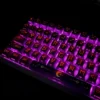 OEM profile keycaps showing starlight effect