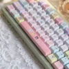 Detail of PBT keycap material and dye-sublimation clarity