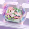 Side profile of Pokemon Sylveon & Friends Exquisite Handcrafted showing keyboard shape and fit