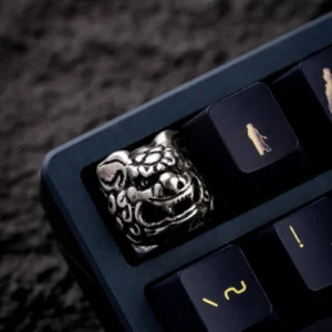 Qilin Artisan Keycap showcasing intricate sculpting