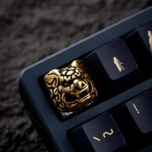 Qilin Keycap on a mechanical keyboard setup
