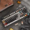 Full layout of Retro Synthesizer keycap set for various keyboards
