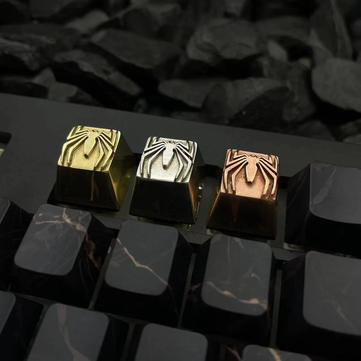 Spider Man Copper Keycap Vintage Logo product image