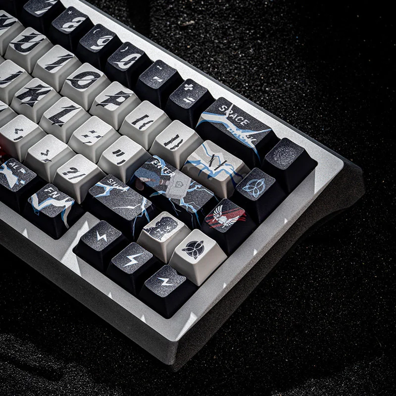 MARVEL Thor keycaps with lightning motifs