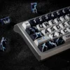 Close-up of Thor Mjolnir keycap design
