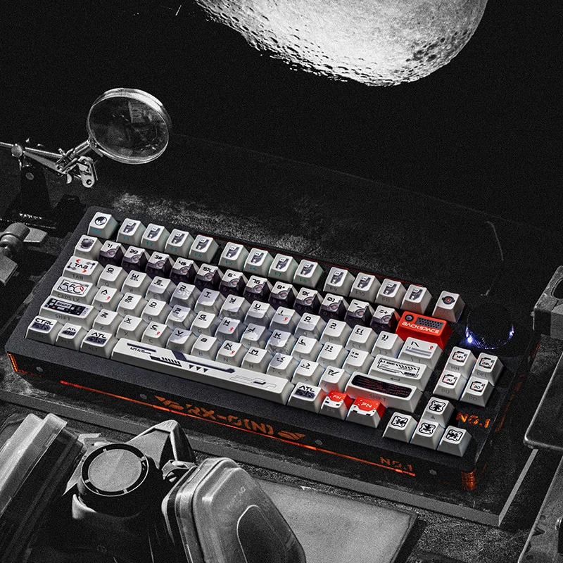 Vigilance Observer Cherry Keycap Sleek PBT hero image featuring Vigilance Observer Keycap Set