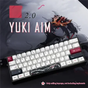 Yuki Aim Dragon Cherry Exclusive Dragon-themed hero image featuring Yuki Aim Dragon Cherry Keycap Set