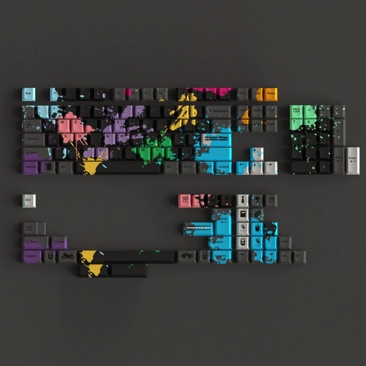 Zom 100 Graffiti Cherry Exclusive Zom 100 installed on a mechanical keyboard setup