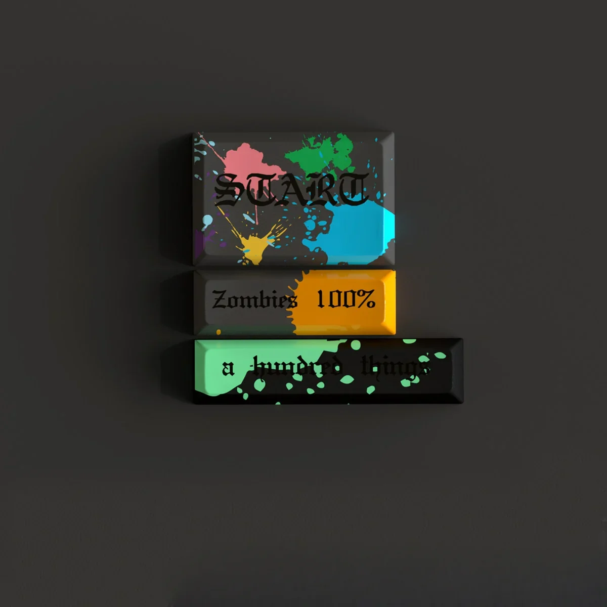 Detailed texture view of Zom 100 Graffiti Cherry Exclusive Zom 100 design and material
