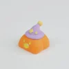 Underside stem view of Halloween resin artisan keycap