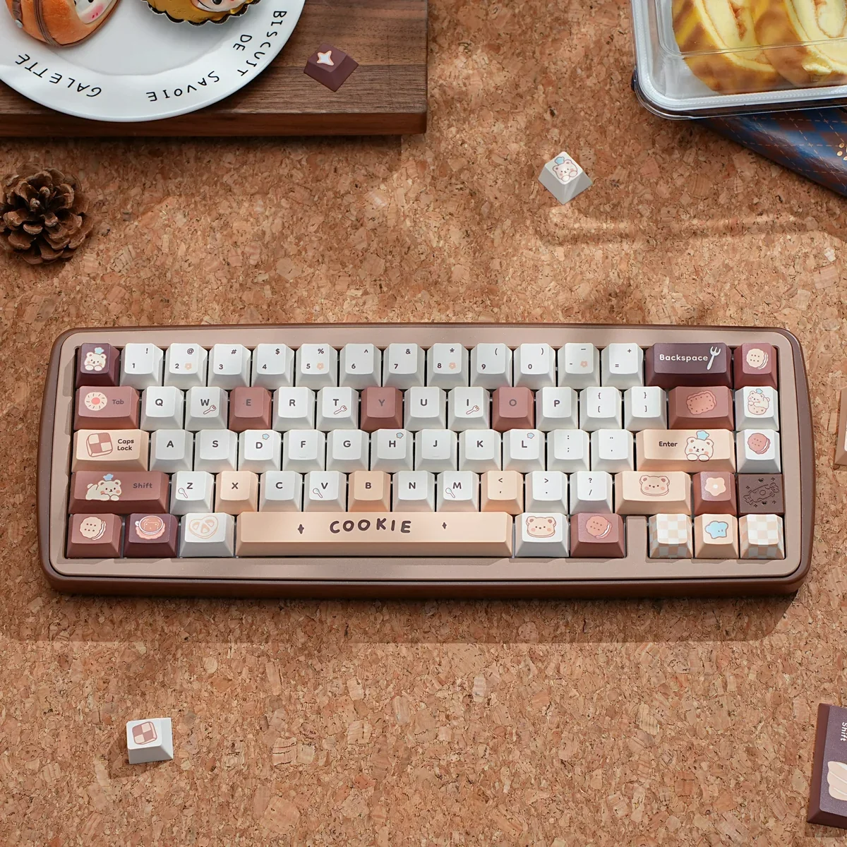 Bear Bakery Pbt Dye Sub Keycap Set product image