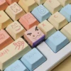 Hand-painted Buriburizaemon keycap detail