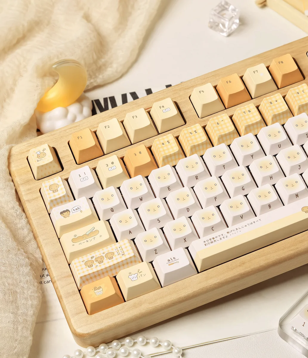 Detailed view 9 of Burnt Toast Series Keycap Unique Burnt Toast PBT