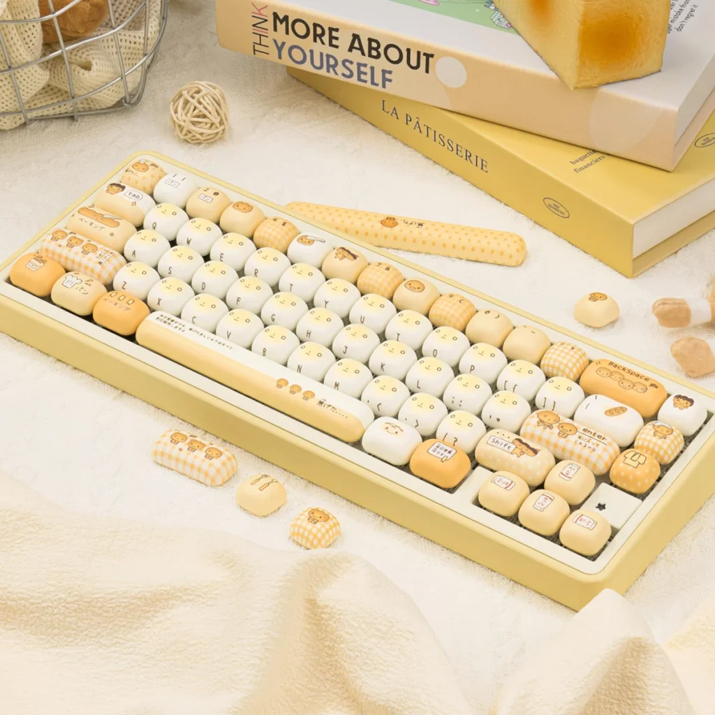Burnt Toast Series Keycap Unique Burnt Toast PBT hero image featuring Burnt Toast Keycap Set