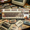 Cassette Gentleman Cherry Keycap Unique hero image featuring Cassette Gentleman Keycap Set