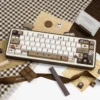 Side view of Cherry profile keycaps