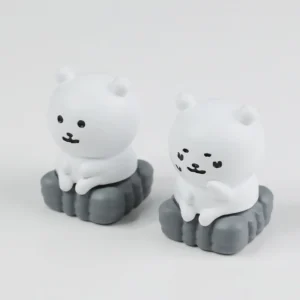 Chiikawa Joke Bear crying artisan keycap on mechanical keyboard