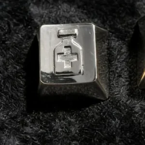 Angle view of Counter-Strike CSGO In-Game Item Premium silver showing color layering and layout presence