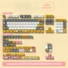 Adorable dog illustrations on keycaps for keyboard customization