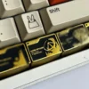 Close-up of the keycap's MX-style stem compatibility on the underside.
