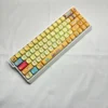 Ergonomic MOA profile side view of SpongeBob keycaps