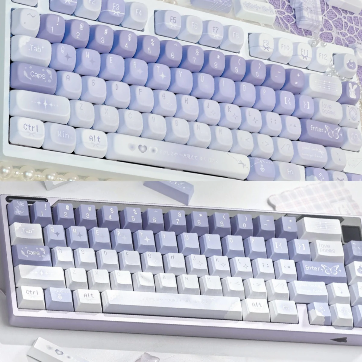 Ethereal Butterfly Pbt Keycap Set Keyboard View product image