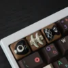 Fish Bone artisan keycap in handcrafted resin with whimsical aquatic detail