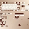 Full view of 145-key Crispy Dark Chocolate Keycap Set