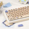 Close-up of PBT dye-sub legends on Gas Can Keycap Set