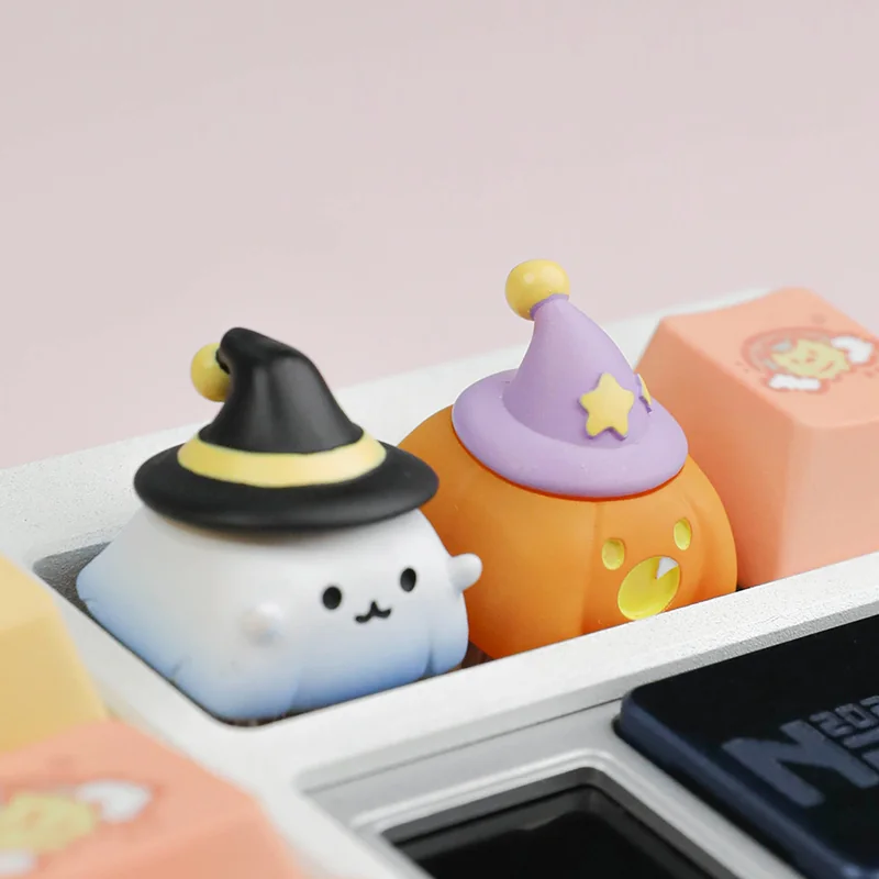 Halloween Ghost Artisan Keycap Handcrafted Resin product image