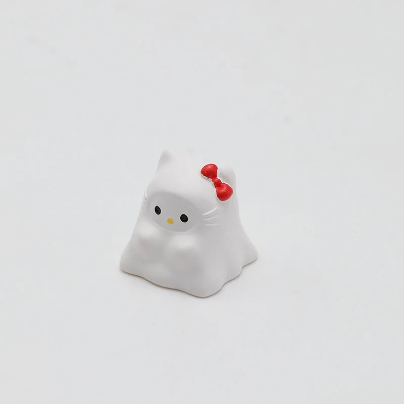 Close-up of Hello Kitty Ghost Hello Unique Ghost Hello Kitty highlighting details and finish
