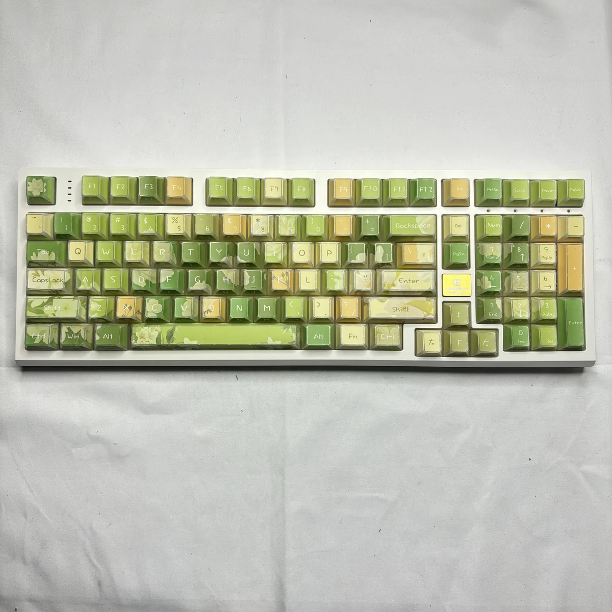 Jasmine Snow Bud Pbt Keycap Set Floral Design product image