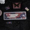 Full Light and Night Osborn PBT dye-sublimated keycap set on mechanical keyboard
