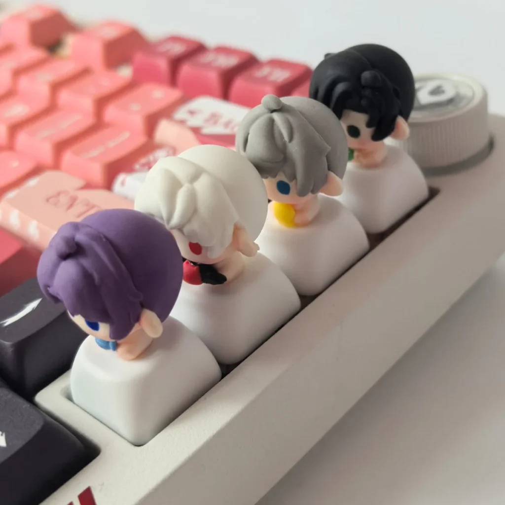 Xavier game character keycap, Love and Deepspace series, detailed clay art