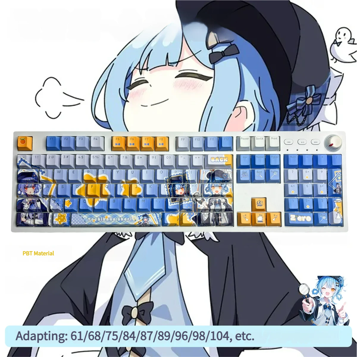 Magical Girl Witch Trials Sherry Tachibana Keycap Set Backlit product image