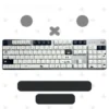 Detailed shot of Miffy character keycaps highlighting dye-sublimation quality