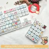 Side view showcasing the uniform MOA profile of the keycap set