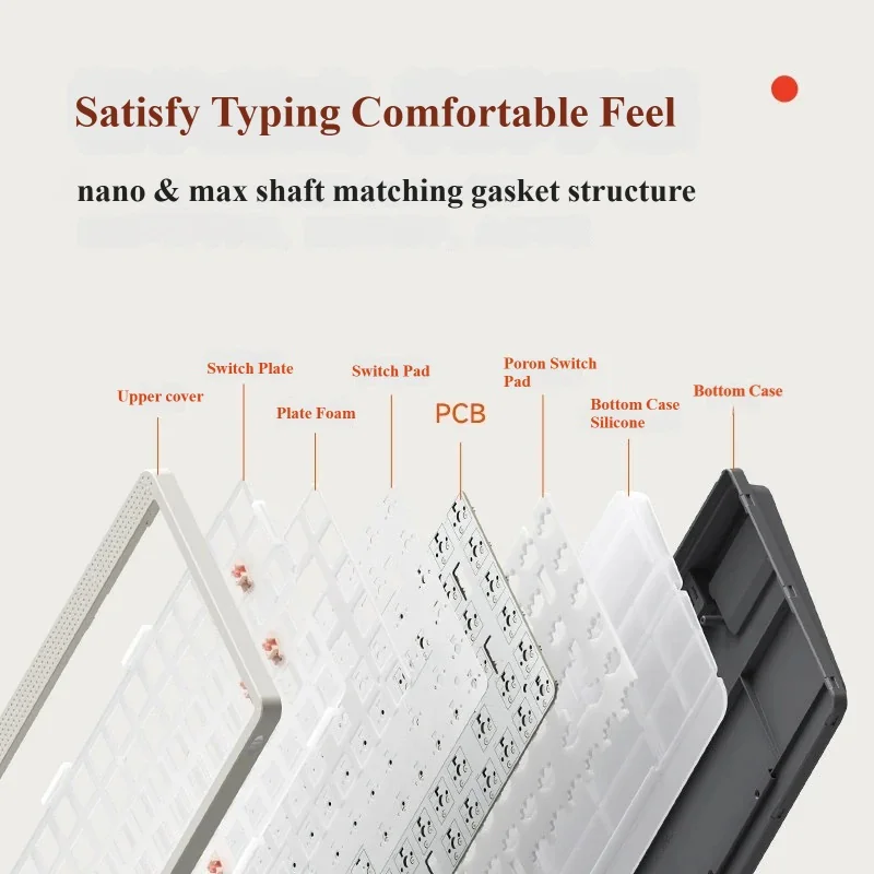 NODE75 Mechanical Keyboard with custom keycaps demonstrating MX compatibility