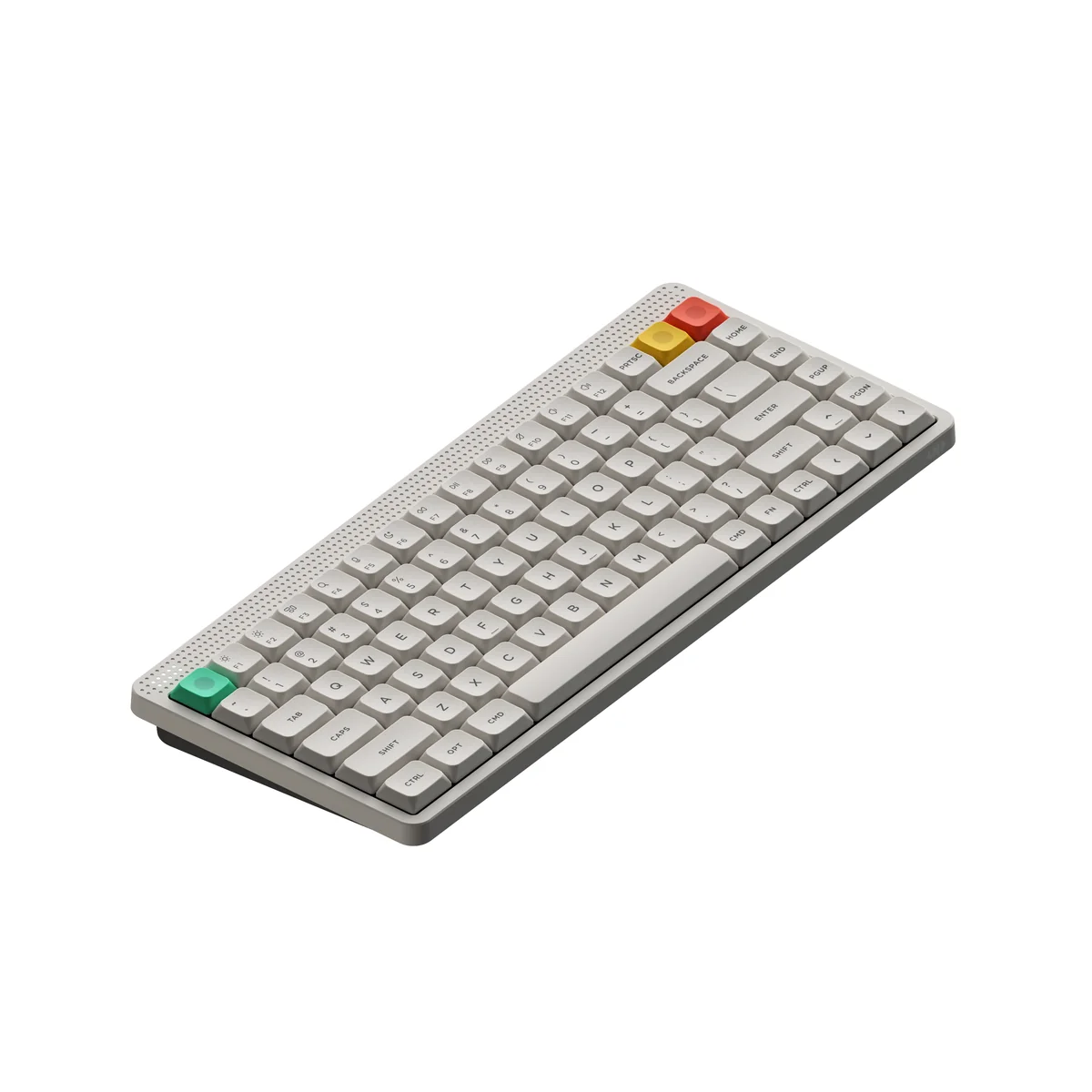 Minimalist NODE75 Keyboard in Obsidian Grey with PBT Keycaps