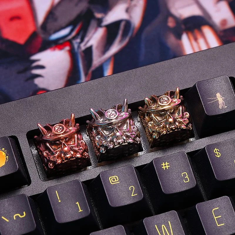 Oni Warrior Keycap Copper Detail product image