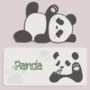 Panda Desk Mat on working desk