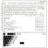 Side profile of Knight keycaps highlighting the PBT and PC layers